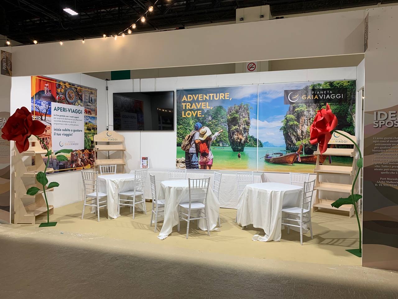 Stand Pianeta Gaia alla fiera sposi