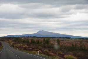 Il Monte Tongariro visto da inizio parco