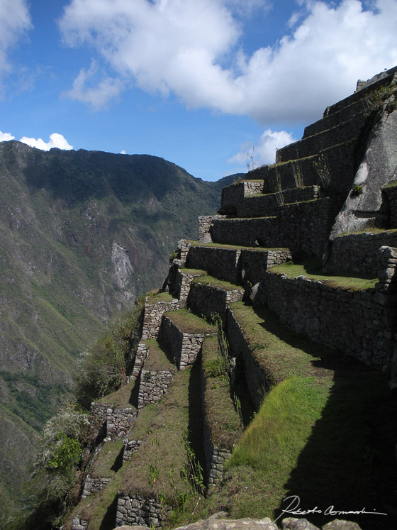 I terrazzamenti di Macchu Picchu