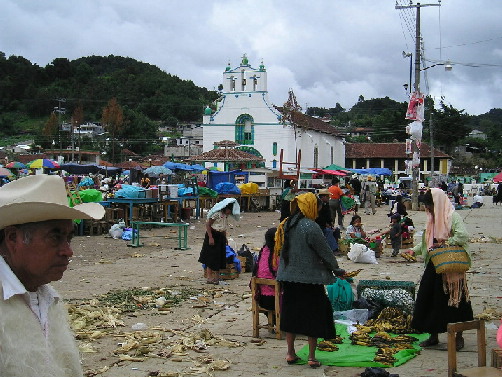 Villaggio di San Juan Chamula, Chiapas, Messico