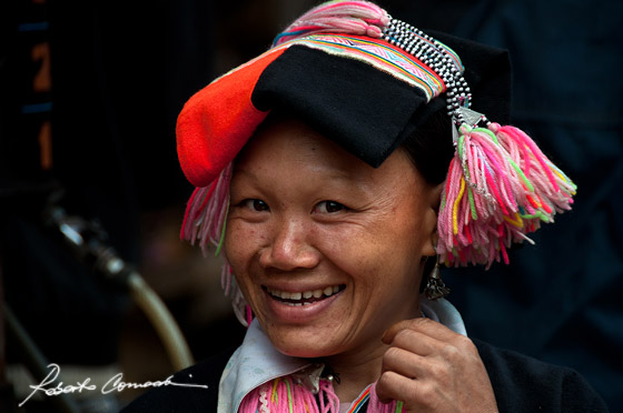 Una sorridente Dao Tuyen