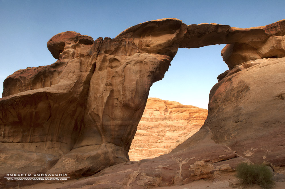 Il ponte naturale Umm Fruth, Wadi Rum