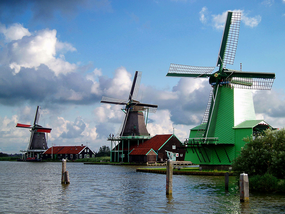 I mulini a vento di Zaanse Schans