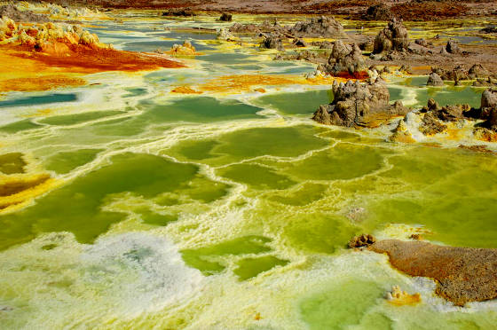 Gli incredibili colori di Dallol