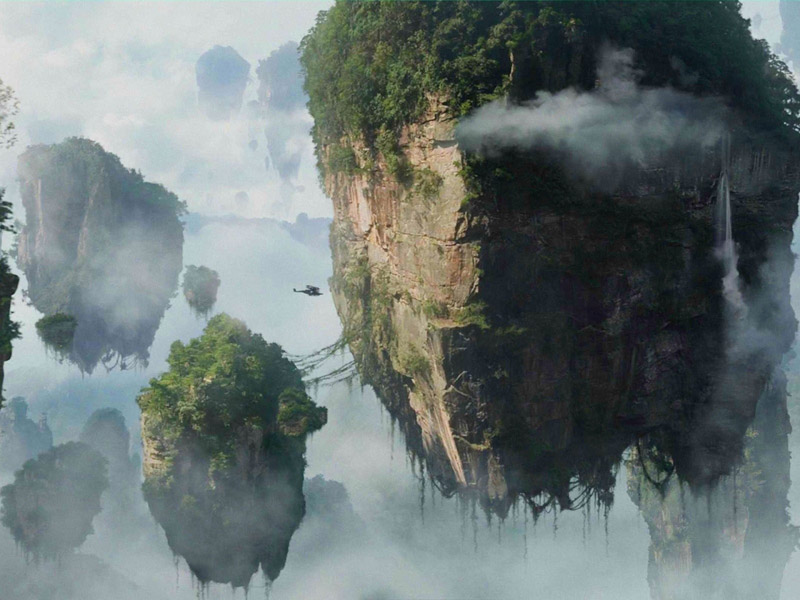 Una delle immagini usate per descrivere Pandora nel famoso film Avatar