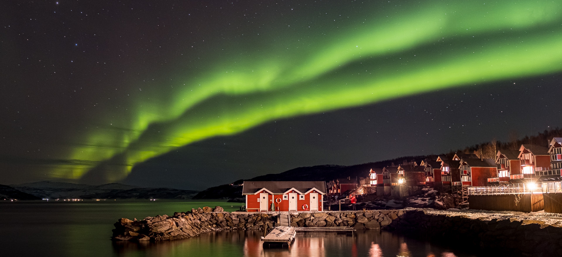 Tromso aurora boreale