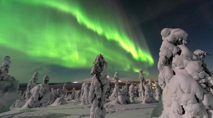 Finlandia in Lodge con l'Aurora
