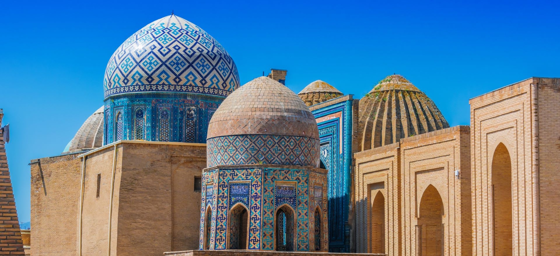 Shahi Zinda, a necropolis in Samarkand, Uzbekistan