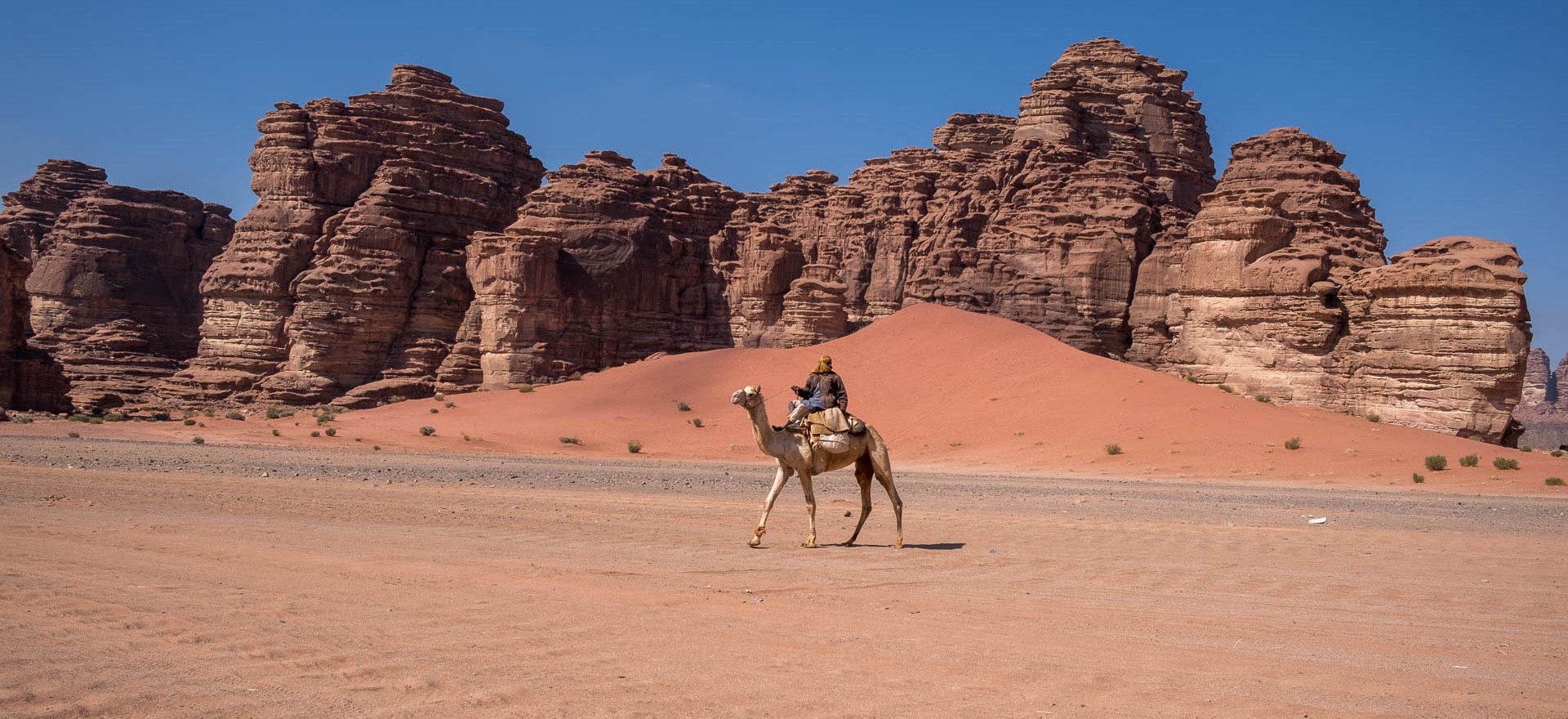 Città di Al Karak in Giordania, vista su una moschea